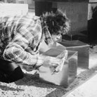 pierres tombales en Inox (1972) Michel-Laurent DIOPTAZ